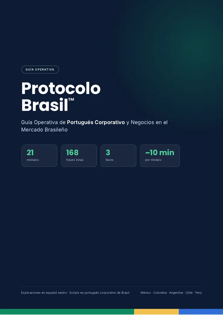 Portada de la guía Protocolo Brasil™